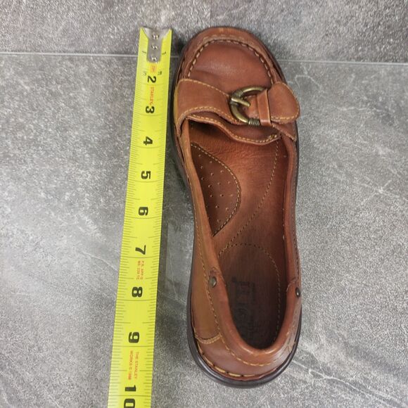 BORN Mindy Leather Buckle Moc Loafer Women's Size 6 / 36.5 Flat Shoes - Picture 11 of 11